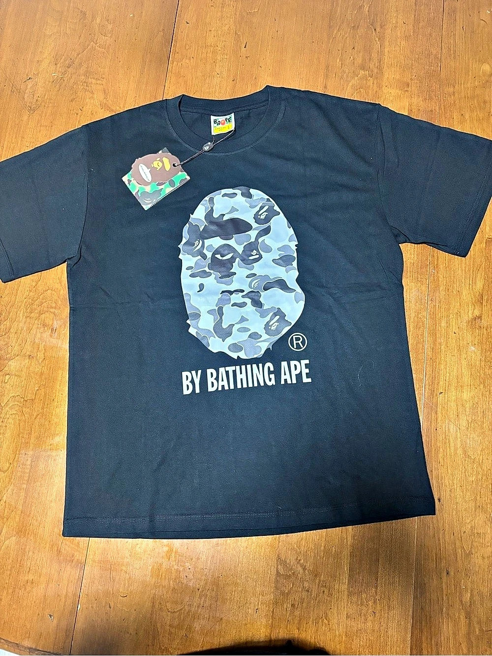 BAPE By Bathing Ape Camo Ape Head Tee Camo Graphic Short Sleeve Tee